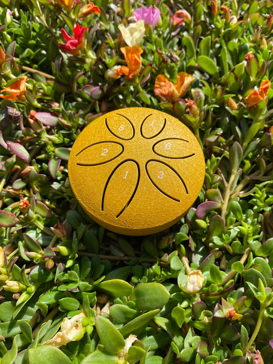 3-Inch 6-Tone Rain Drum Yellow