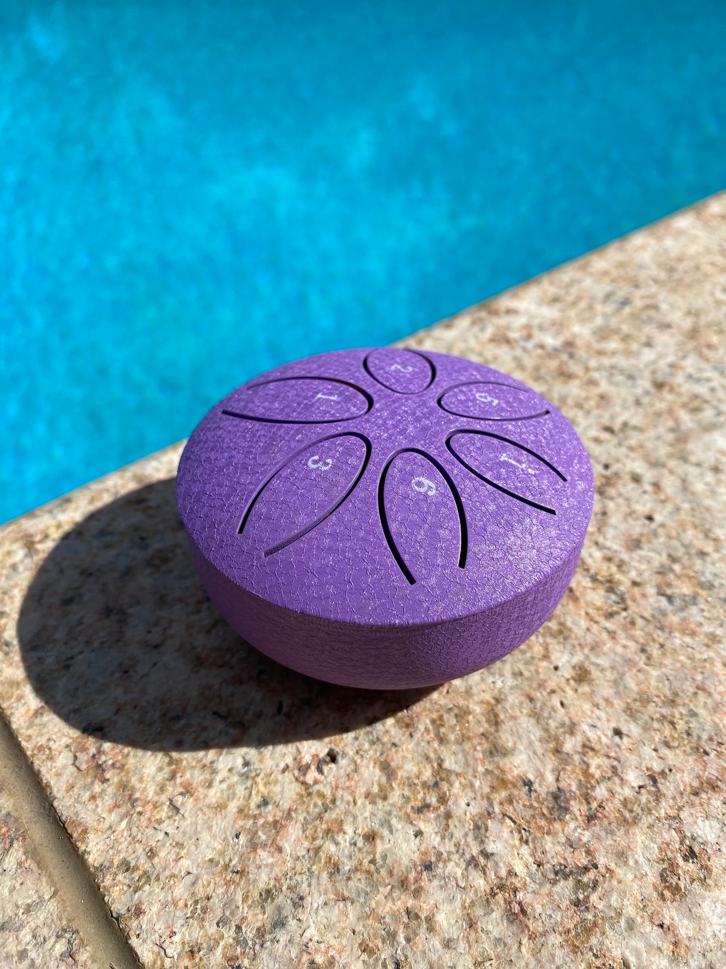 3-Inch 6-Tone Rain Drum Purple