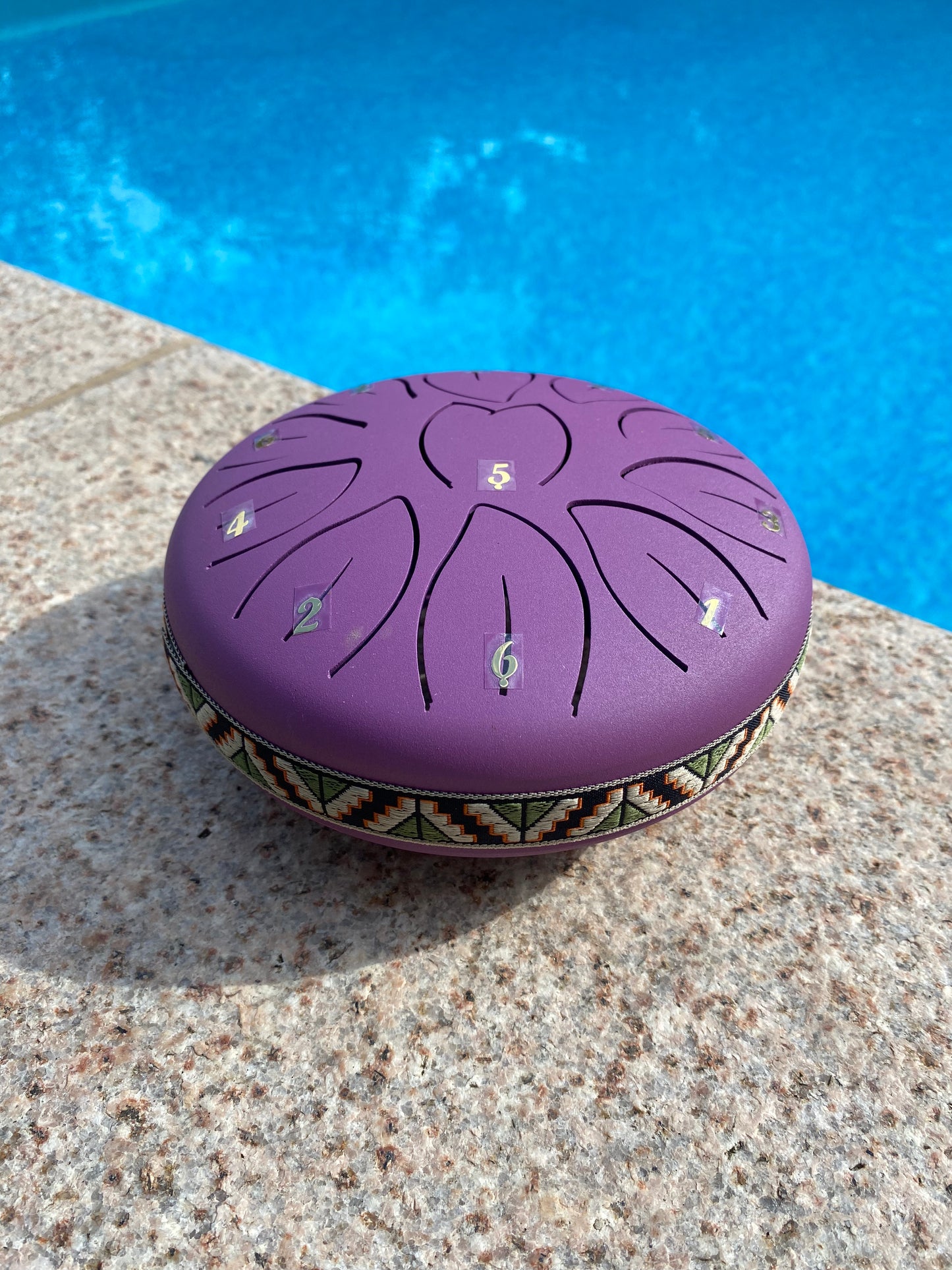 6-Inch 11-Tone Rain Drum Purple